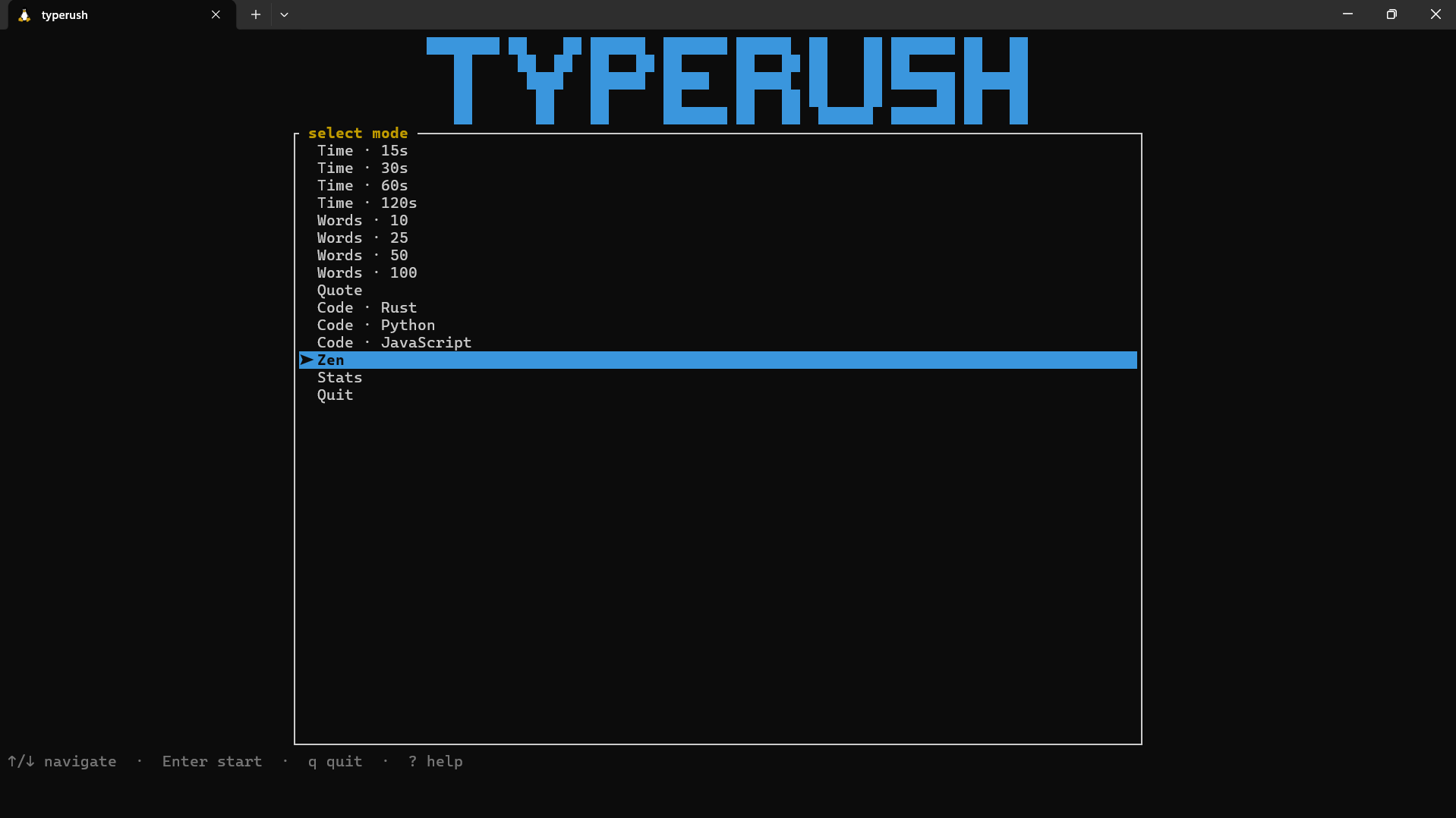 TypeRush screenshot